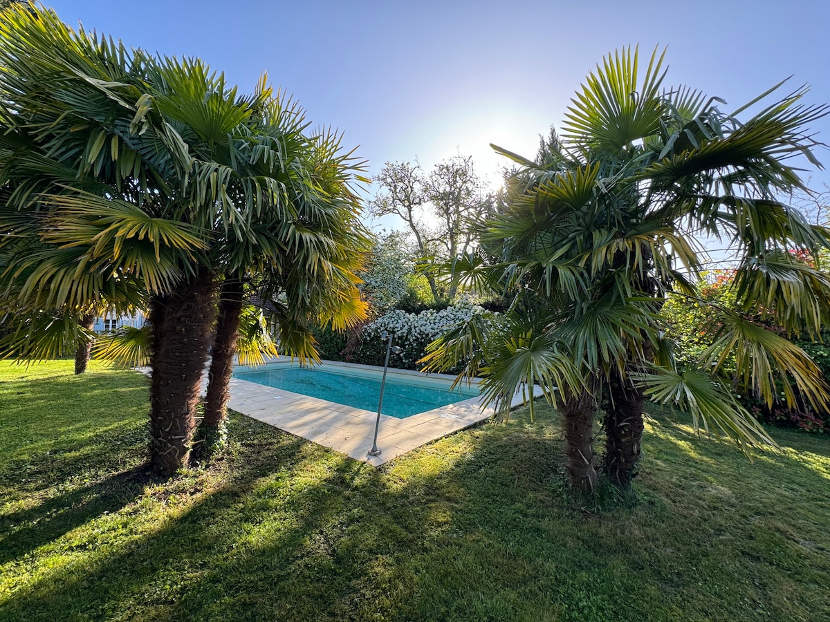 Maison avec piscine 6 personnes 44 kms de Paris