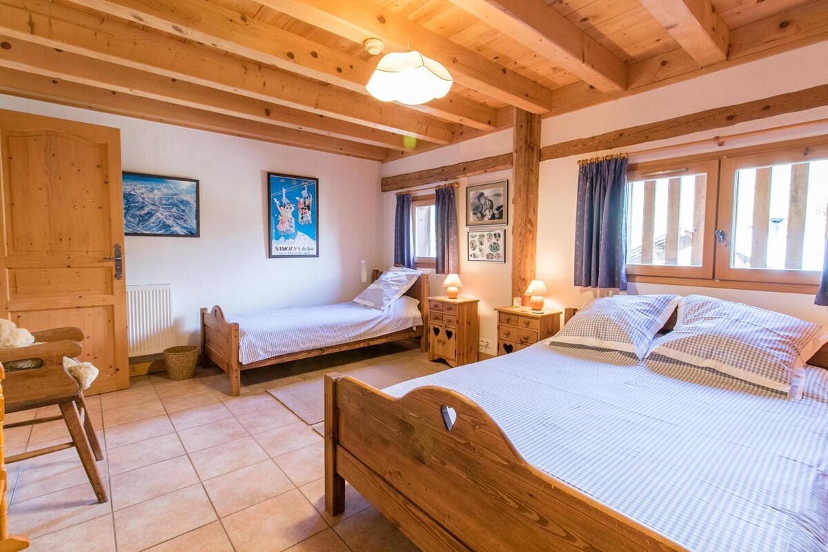 Chalet des Cimes, confortable duplex au calme