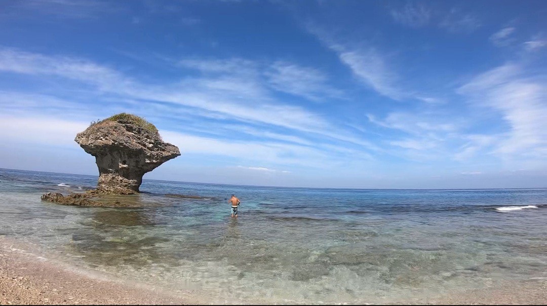 小琉球彼空映旅宿 可在海邊近距離看到海龜