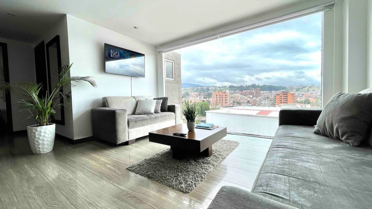 Modern apartment, 2 bedrooms ideal location.