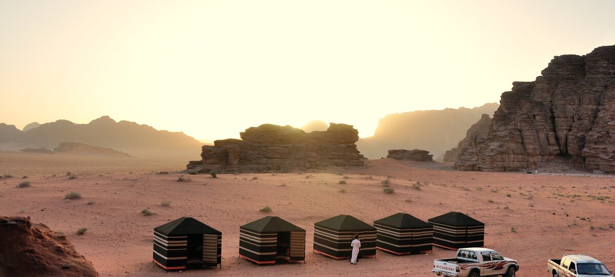 Unique Tent in Wadi Rum with Breakfast & Dinner