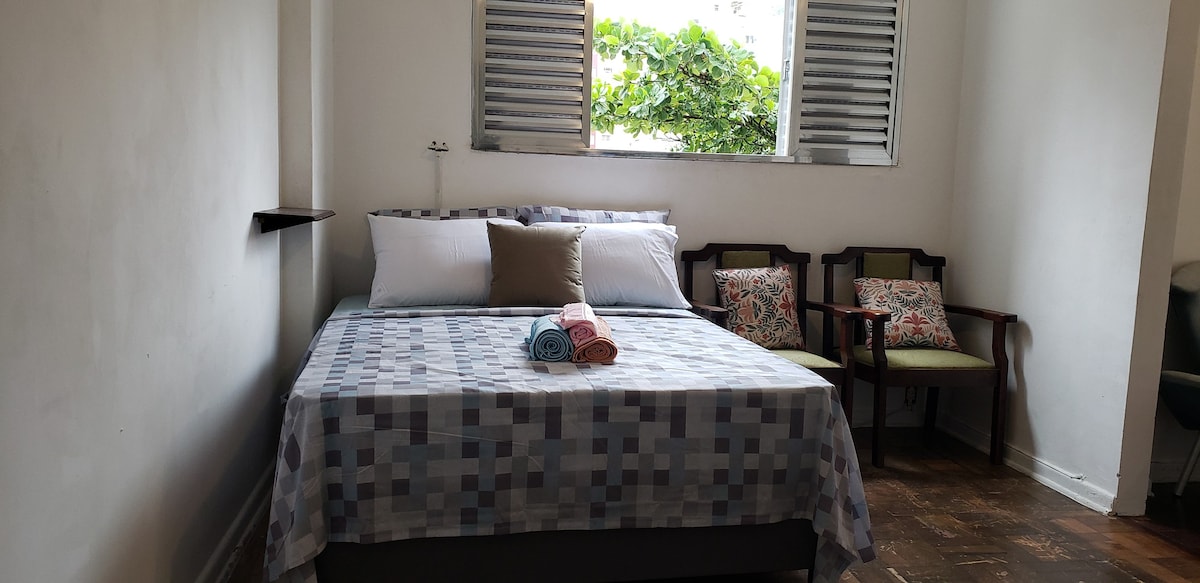 Airbnb apartamento na praia de Santos - SP