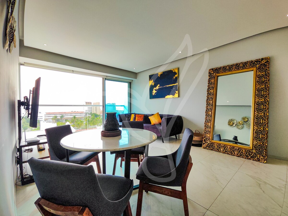 Apartamento en Marina Vallarta con vista 360°