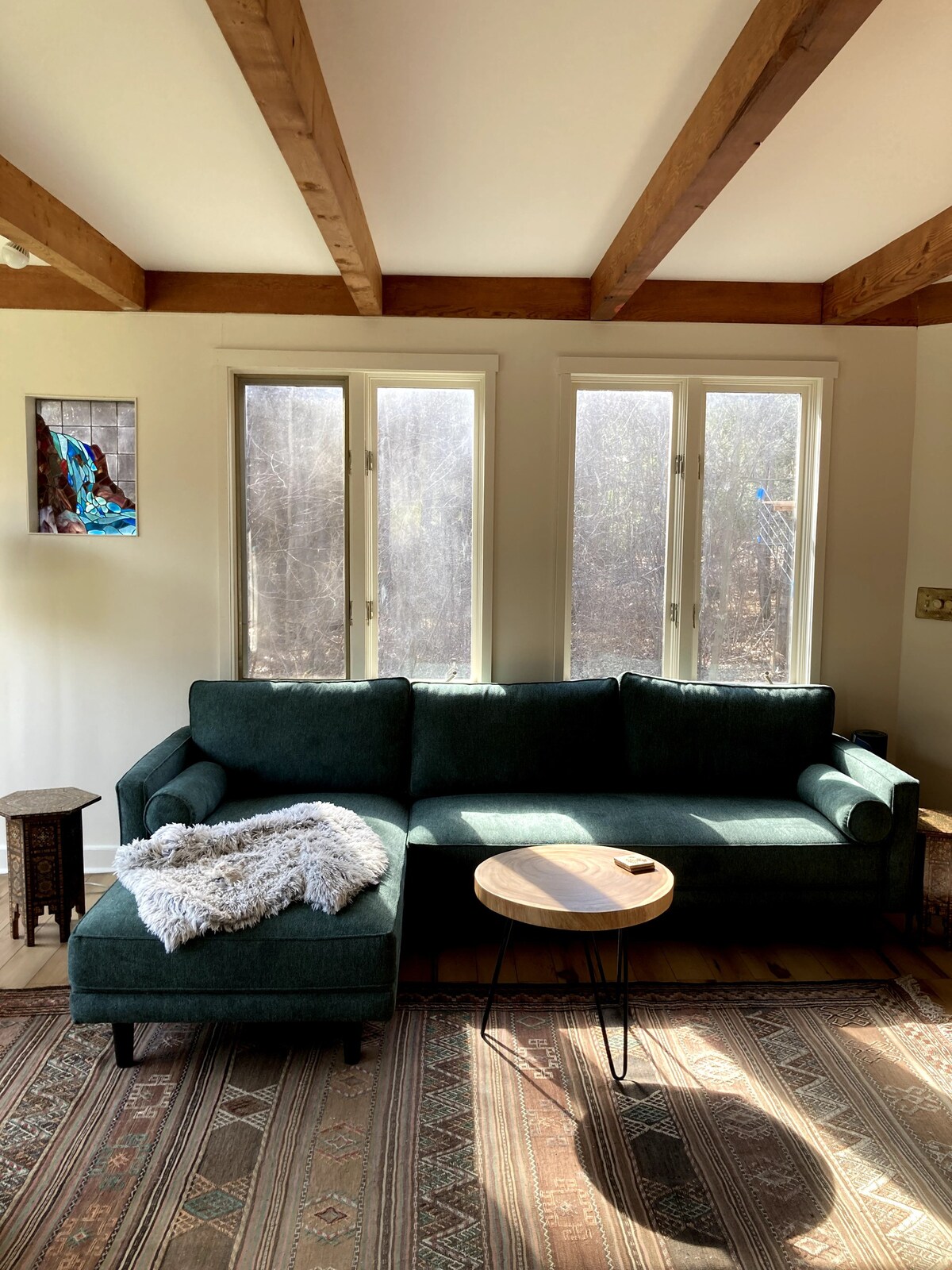 Comfortable, sunny artist home