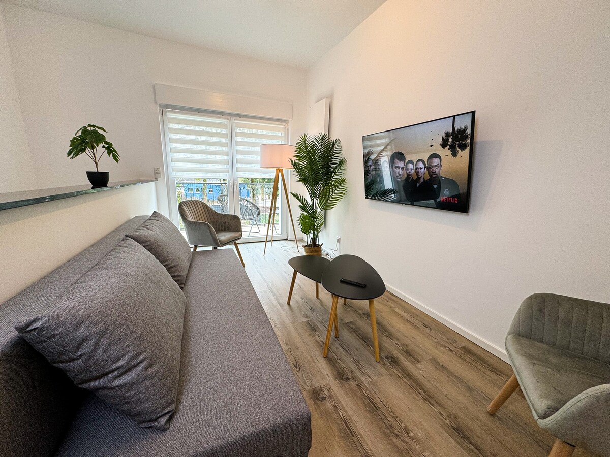 Zentral | Terrasse | Netflix | Küche | 80 qm