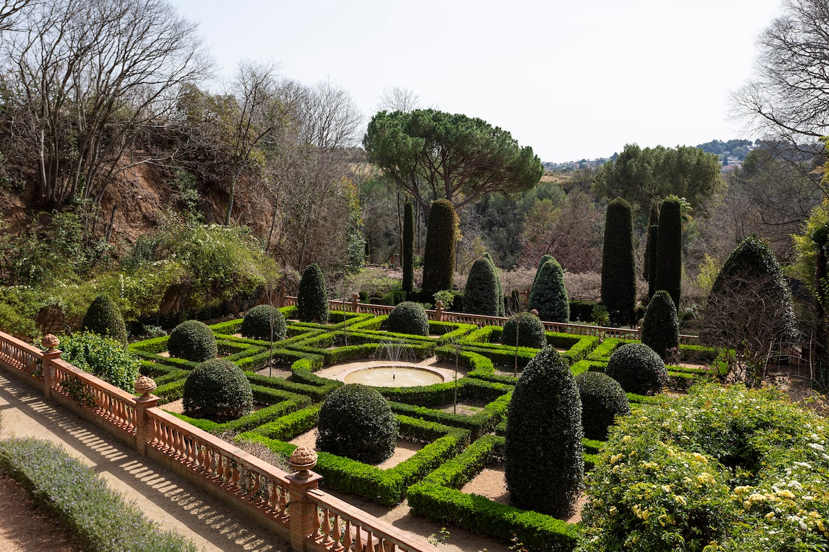 Una casa y jardín excepcionales.