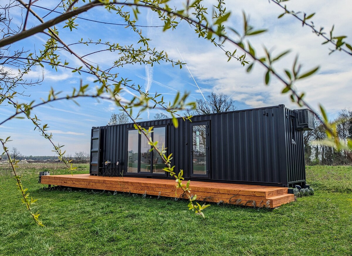 Wooden house and Container home