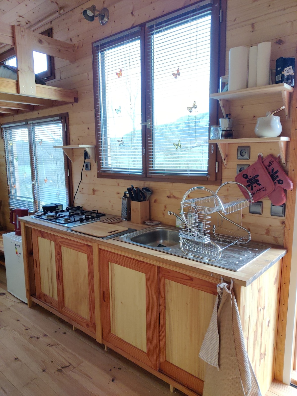 Tiny house face au mont Bugarach.