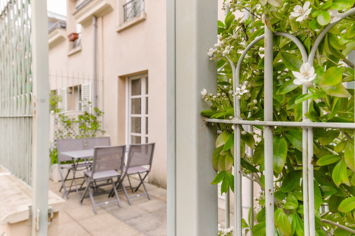 Maison de ville avec terrasse privative