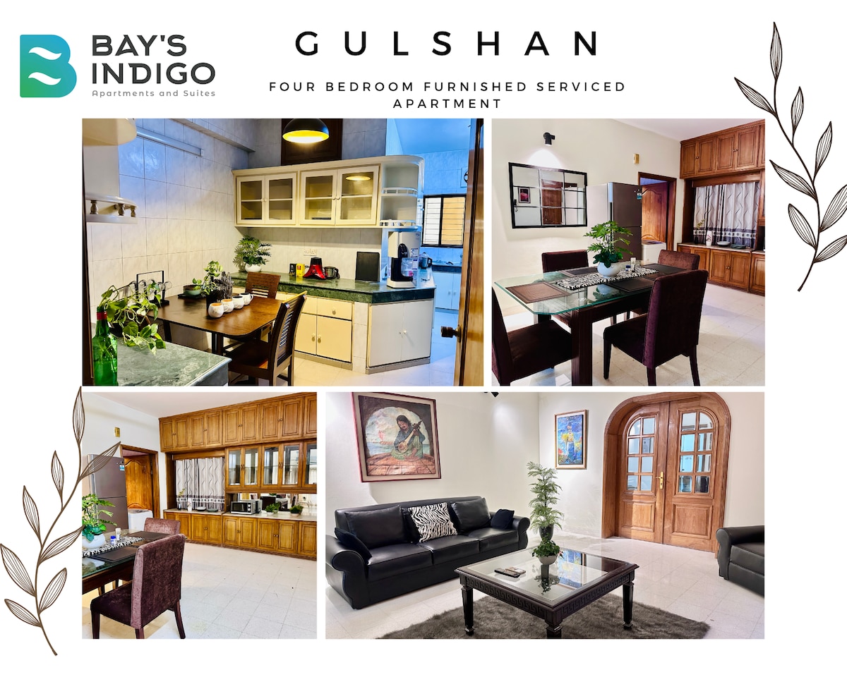 Gulshan-Four Room Luxury Serviced Apt - Park/Lake