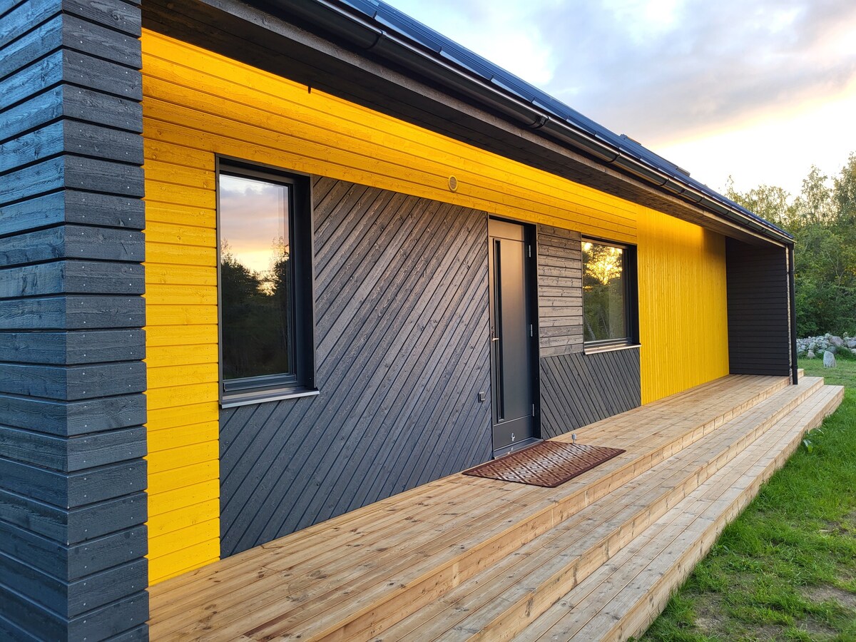 Linnulennu holiday house on Muhu island