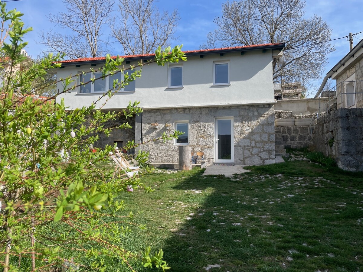 Studio, traditional stone house