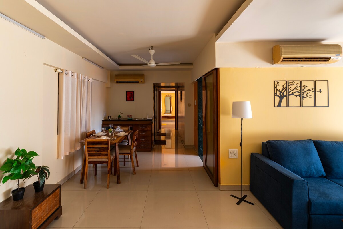 Spacious, Bright, City Centre 3bhk apt nr Airport