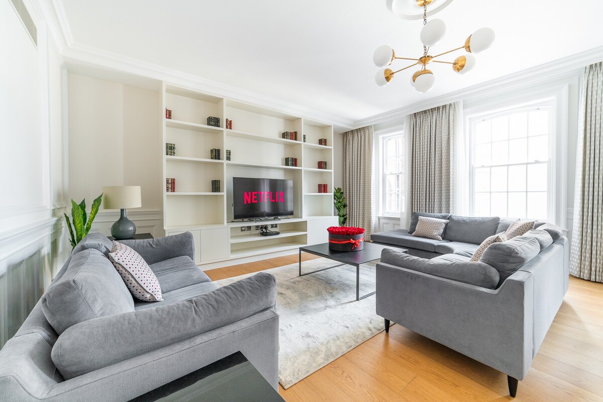 Mayfair/Green Park Luxury 2 BR ensuite AC&Porter