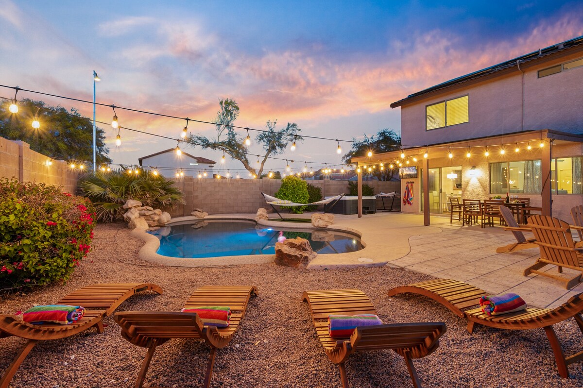 Sunlit Sandscape Villa Private Sauna Pool Hot Tub