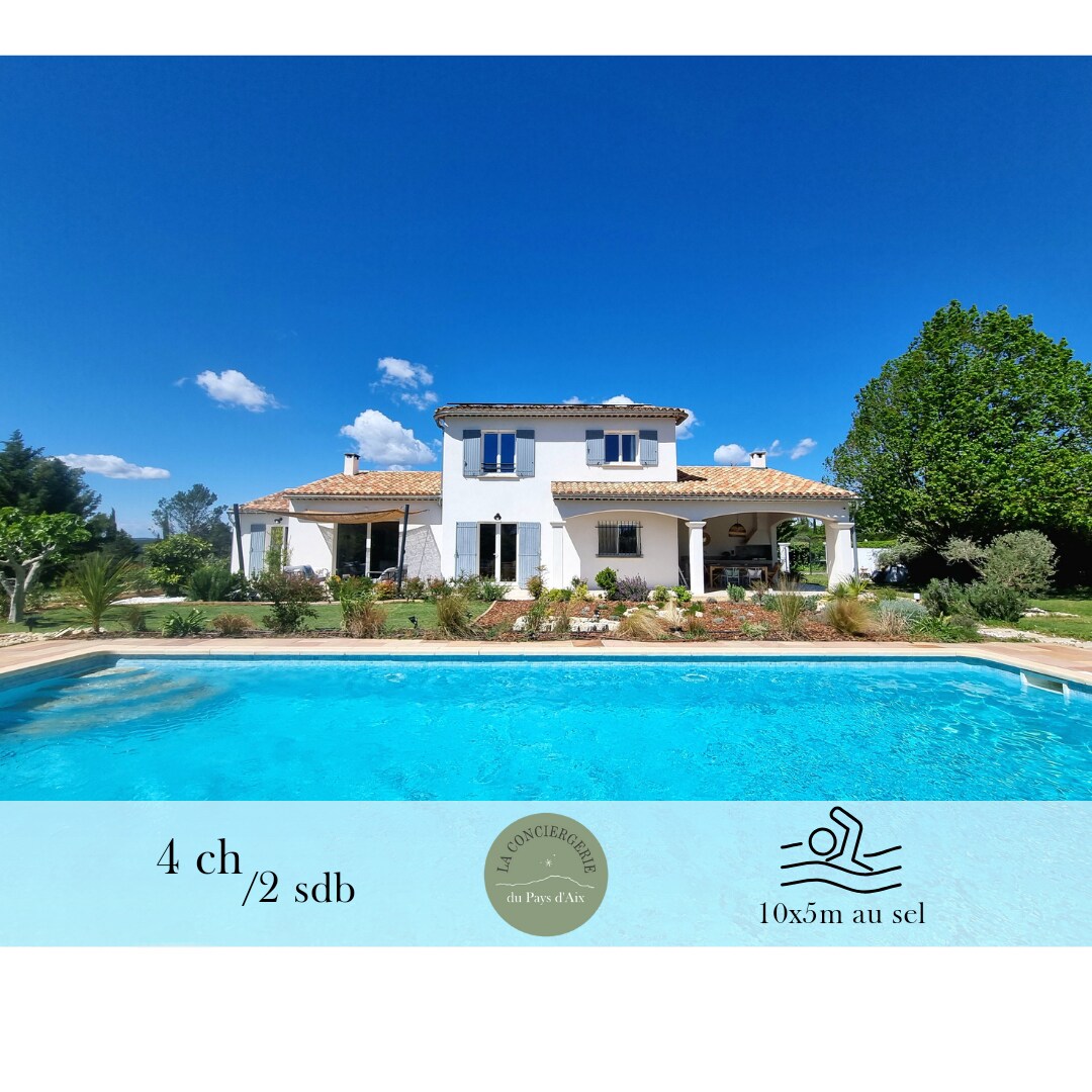 Villa Garrigo-18km AixenProvence-4ch piscine clim