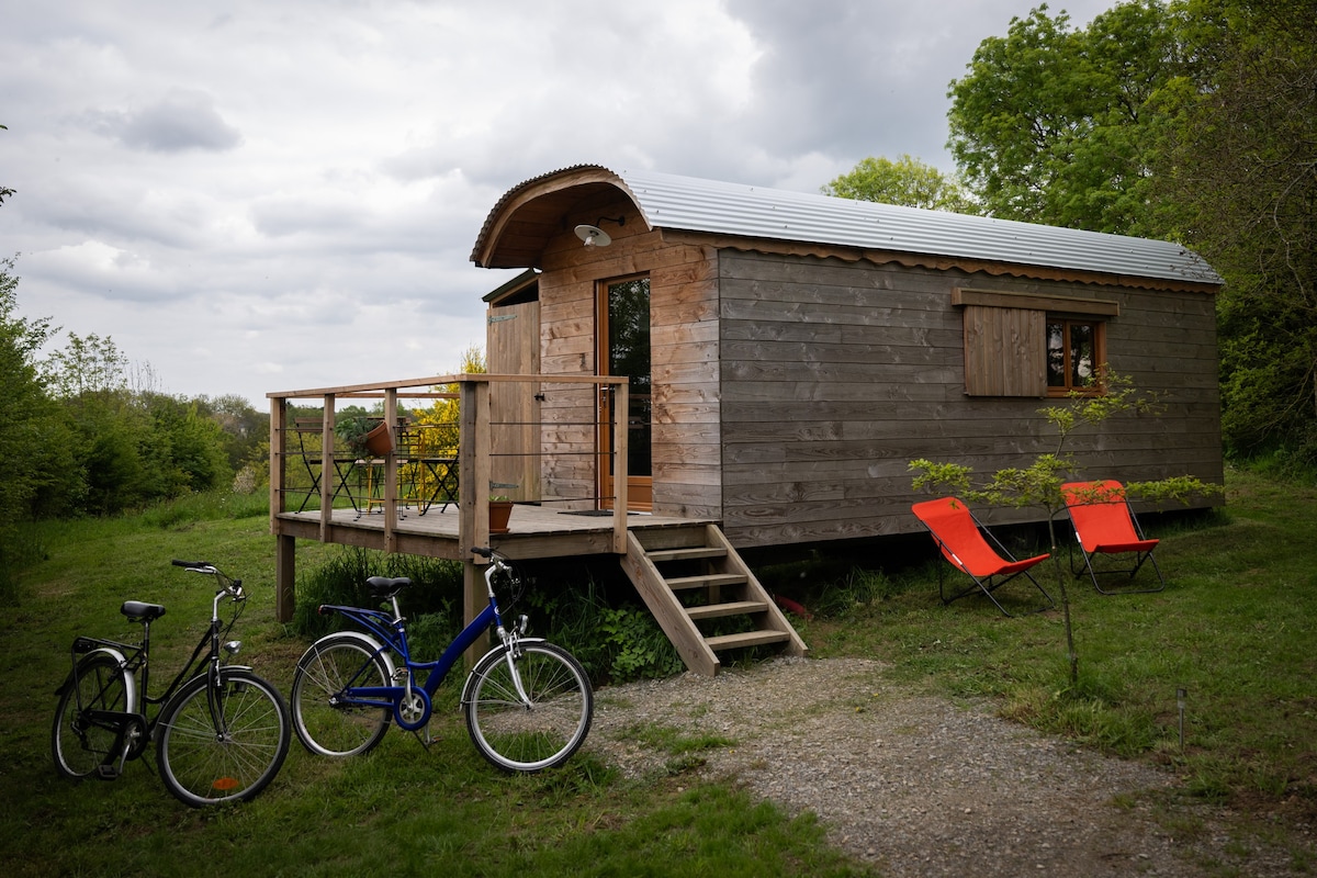 Roulotte à la ferme