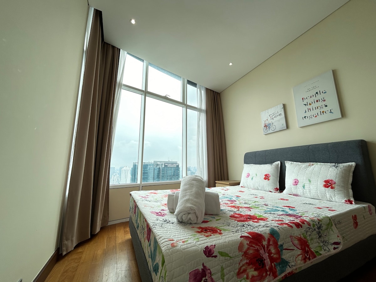 适合情侣入住-3间卧室，带2间浴室-套房-邻居吉隆坡城中城