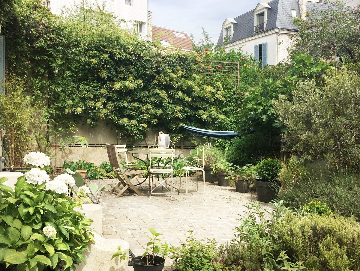 巴黎独家卧室和浴室-巴黎花园