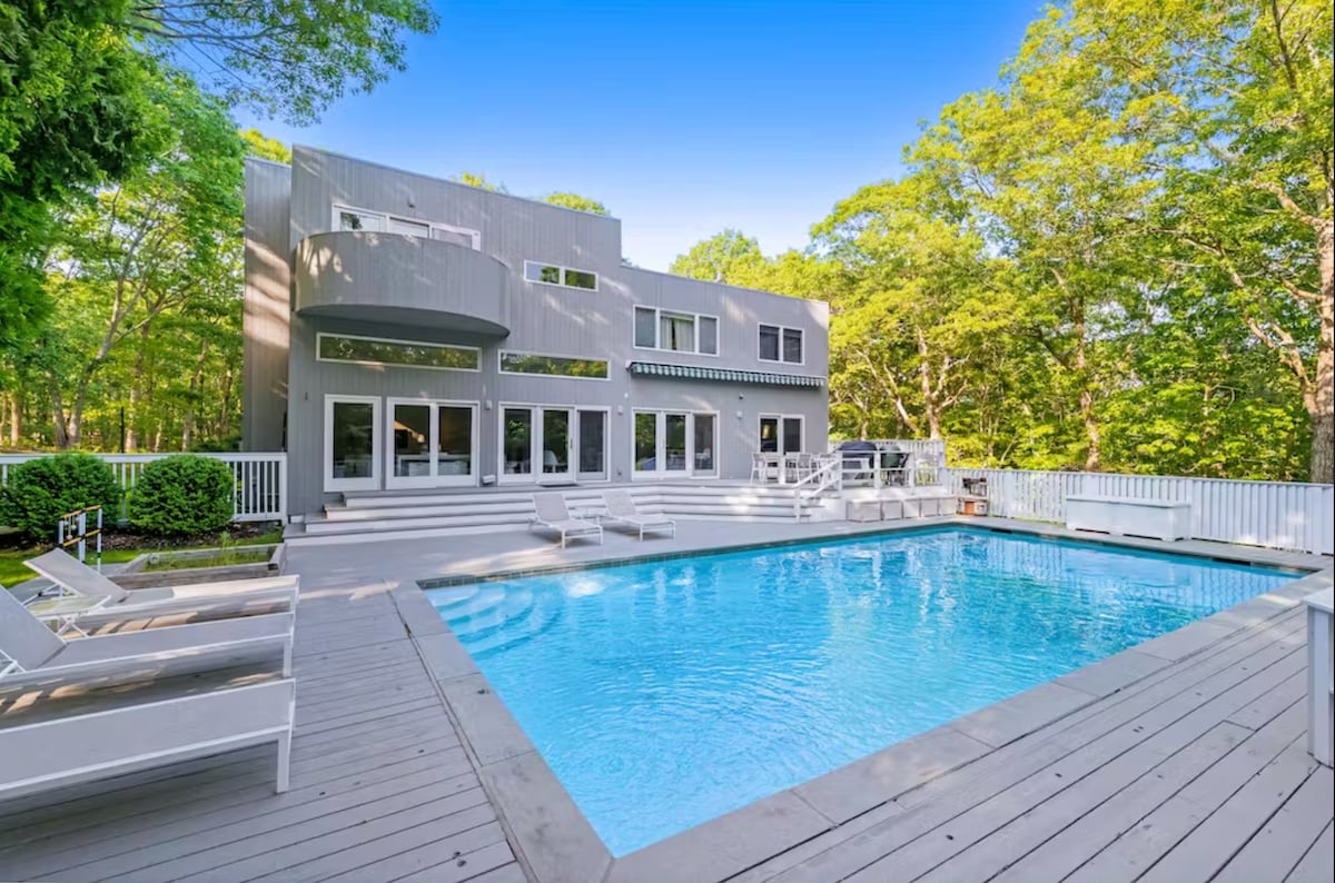 Chic, Modern, Family-Friendly Home in East Hampton