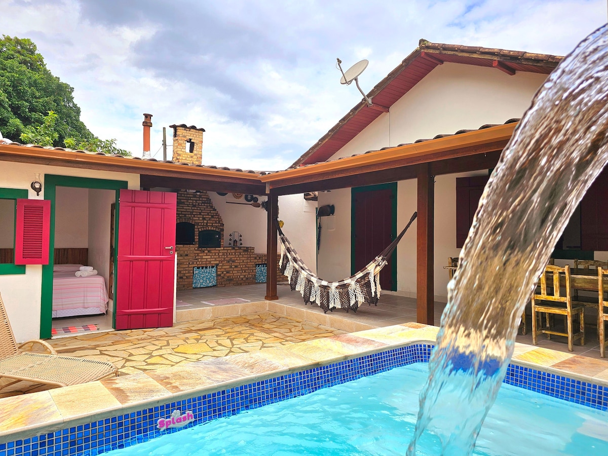 Casa Rosa dos Ventos no Centro Histórico de Paraty