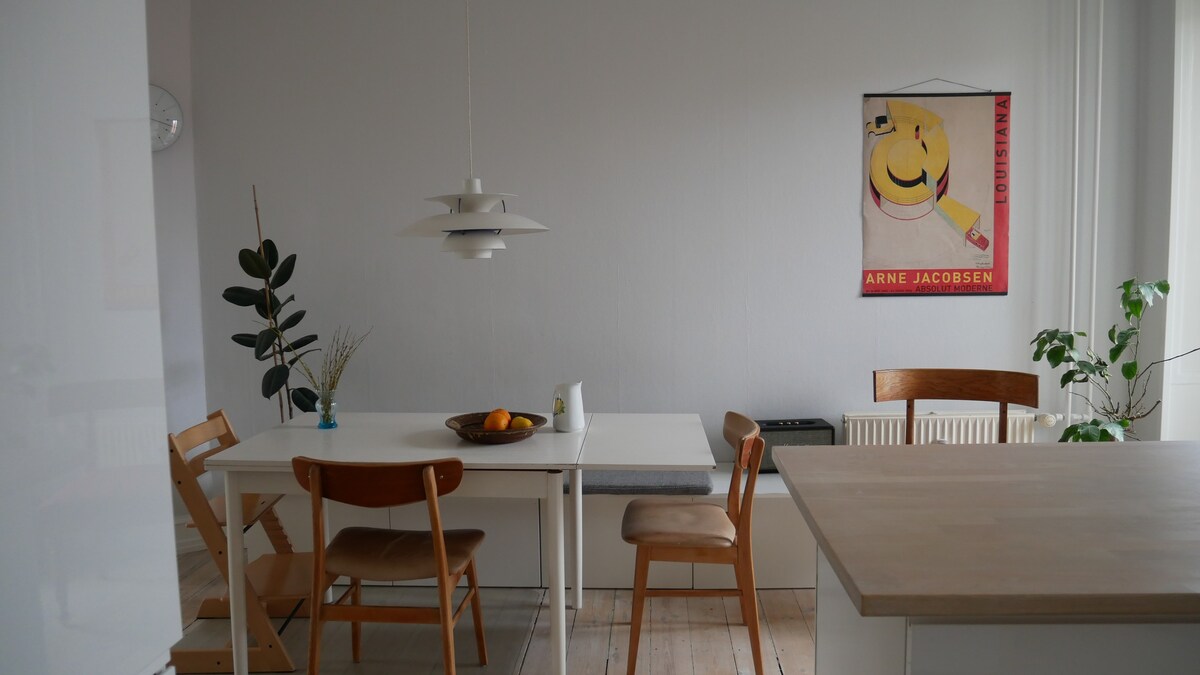 Family friendly apartment on Nørrebro