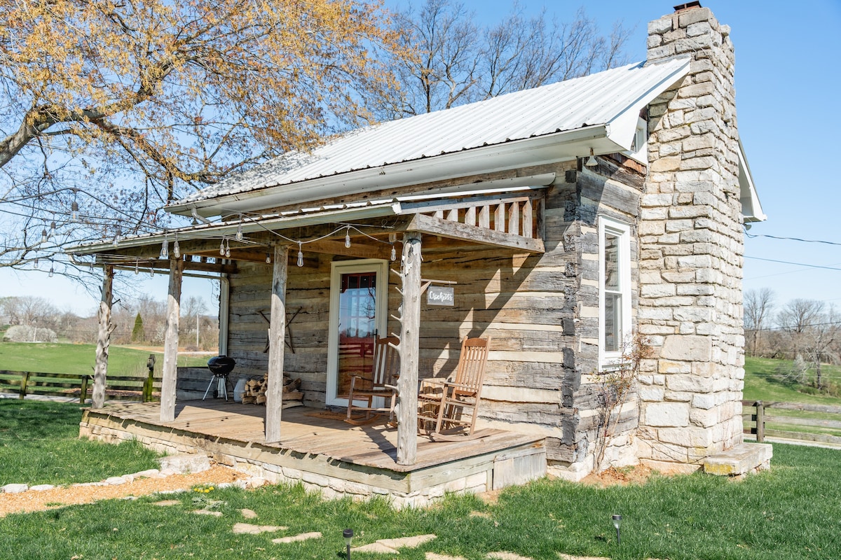 田纳西州哥伦比亚市Muletown农场的Crockett 's Cabin