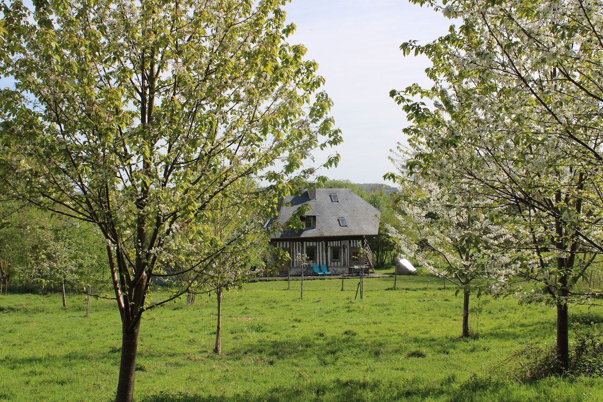 Sous La Garenne -翁弗勒尔附近的乡村小屋
