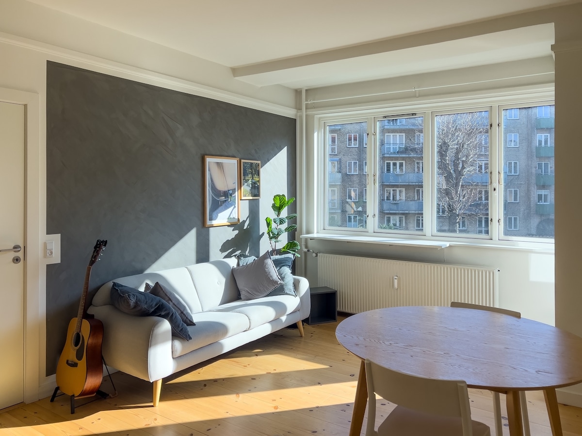 Østerbro 60平方米明亮装修的公寓