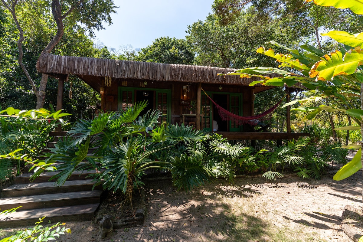 Bungalow Charmoso e Rústico na Praia de Algodões