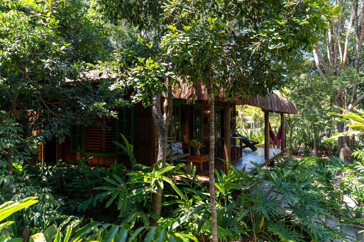 Bungalow Charmoso e Rústico na Praia de Algodões