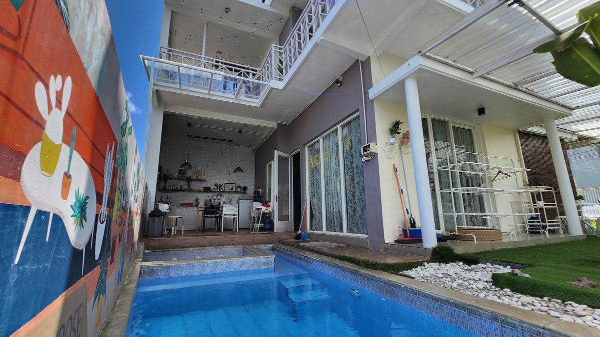 Casa Skyrose ：舒适房源Batu Malang （私人泳池）