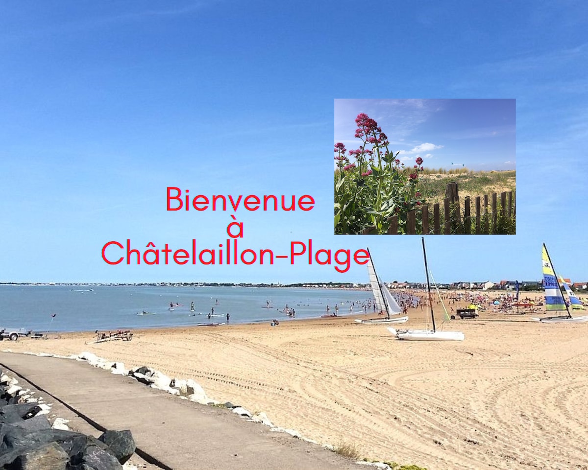Maison Chatelaillon-Plage 10分钟de La Rochelle