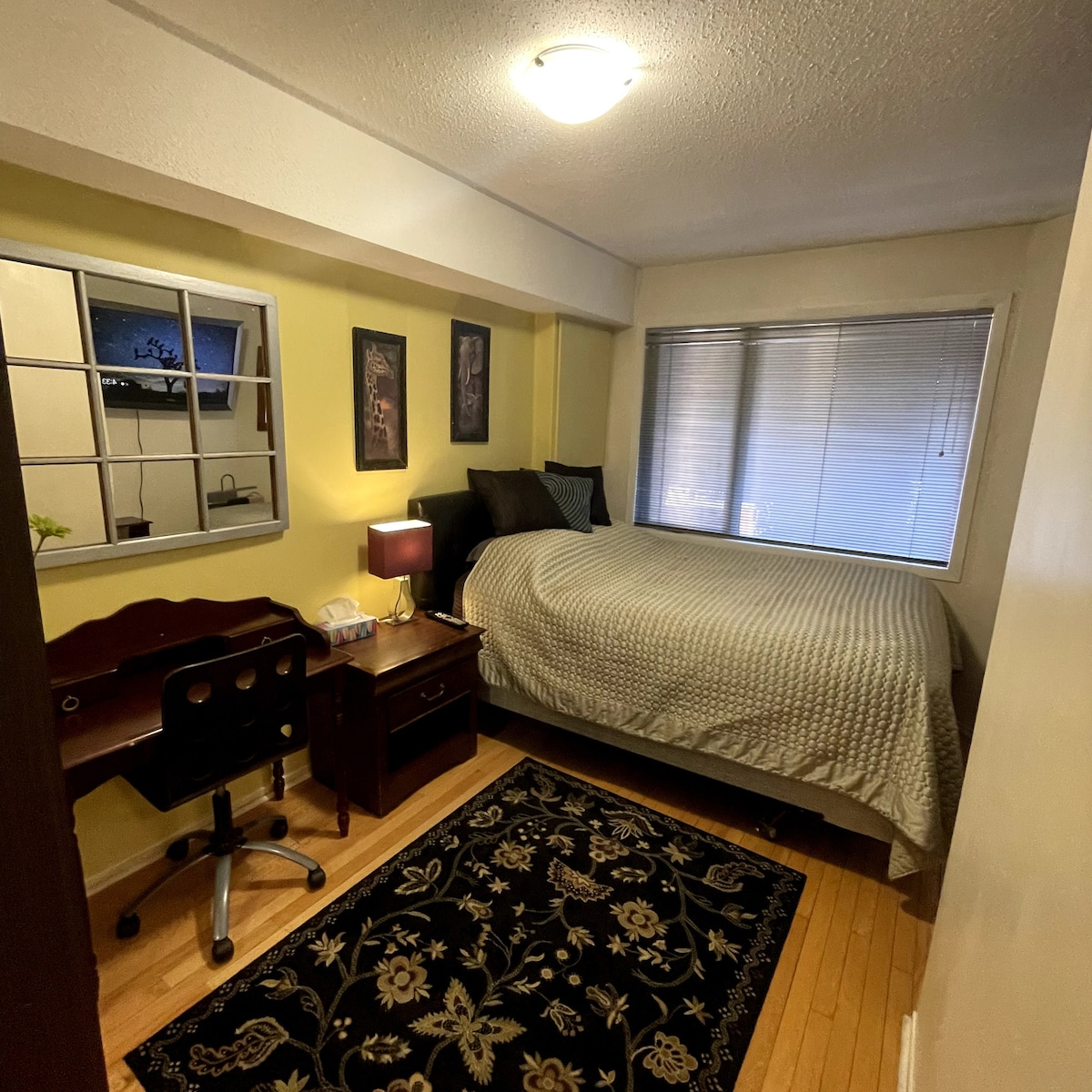 1 - Long Term Room w Desk & TV in Little Italy