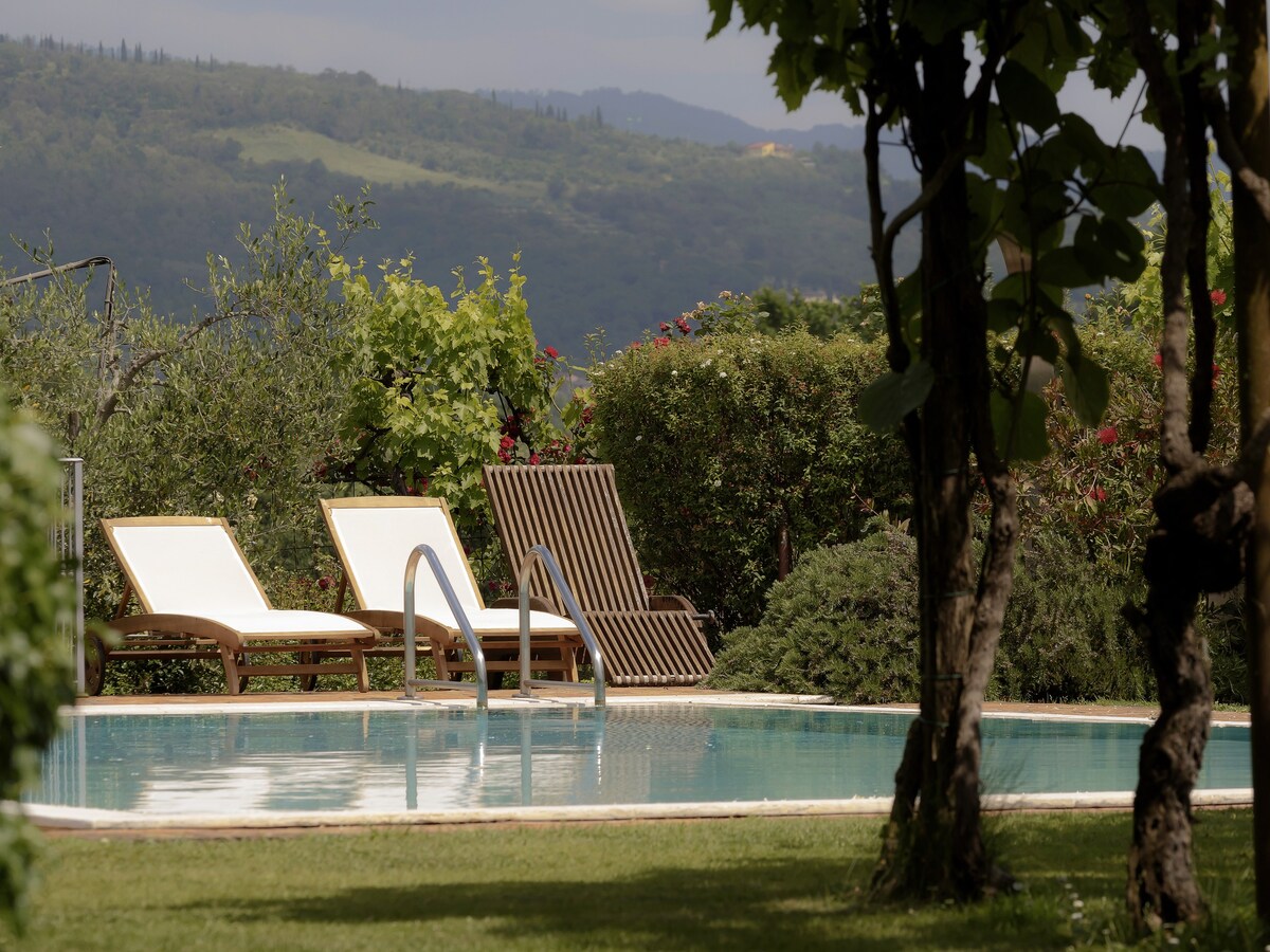 Villa Piandarca-"Sole"-Tuscany-Chianti-pool
