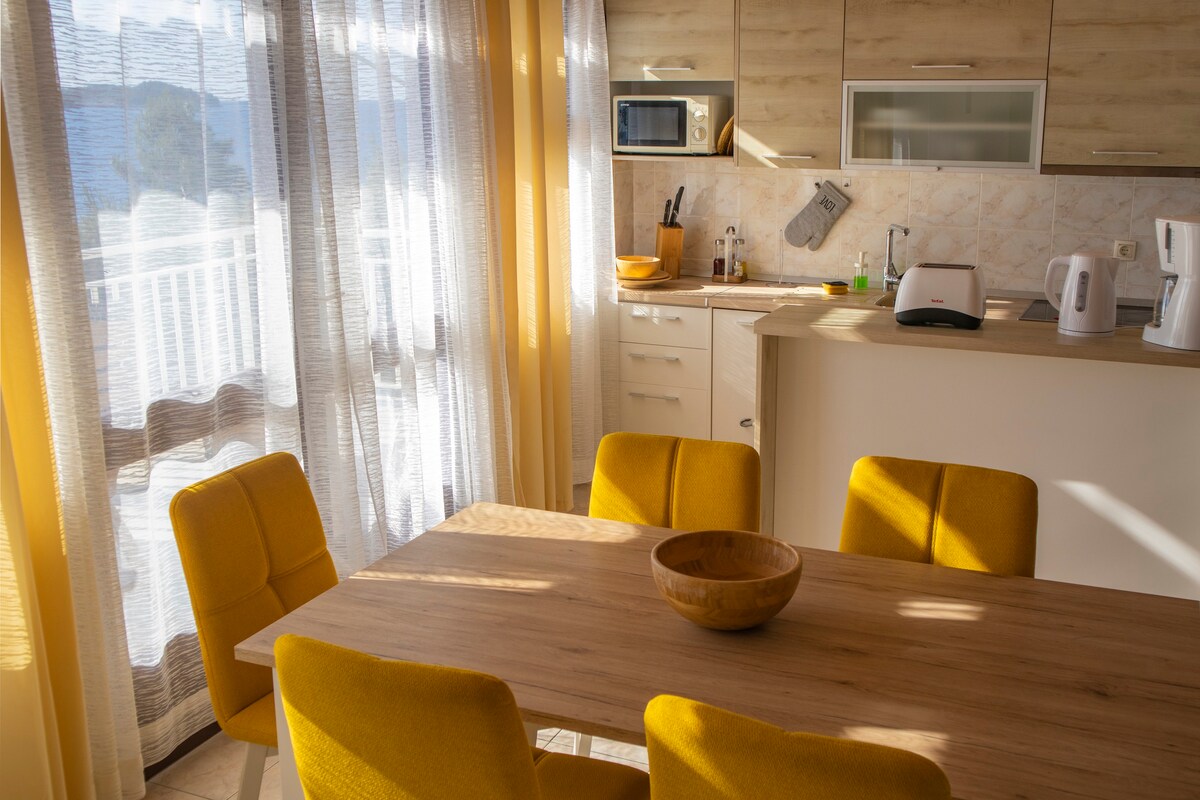 科尔库拉岛（ Island Korcula ） ，壮丽的海滨公寓，可入住6人