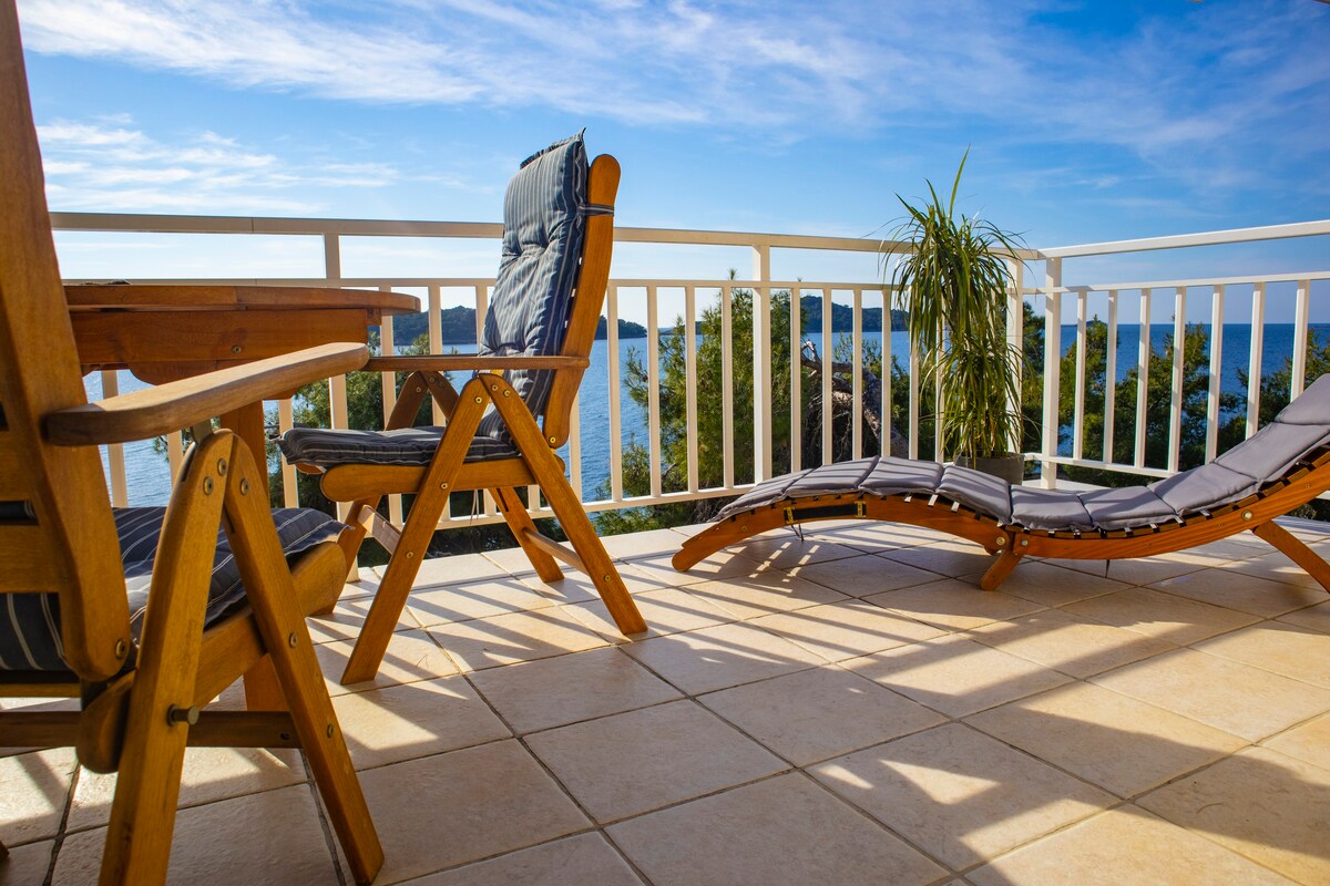 科尔库拉岛（ Island Korcula ） ，壮丽的海滨公寓，可入住6人