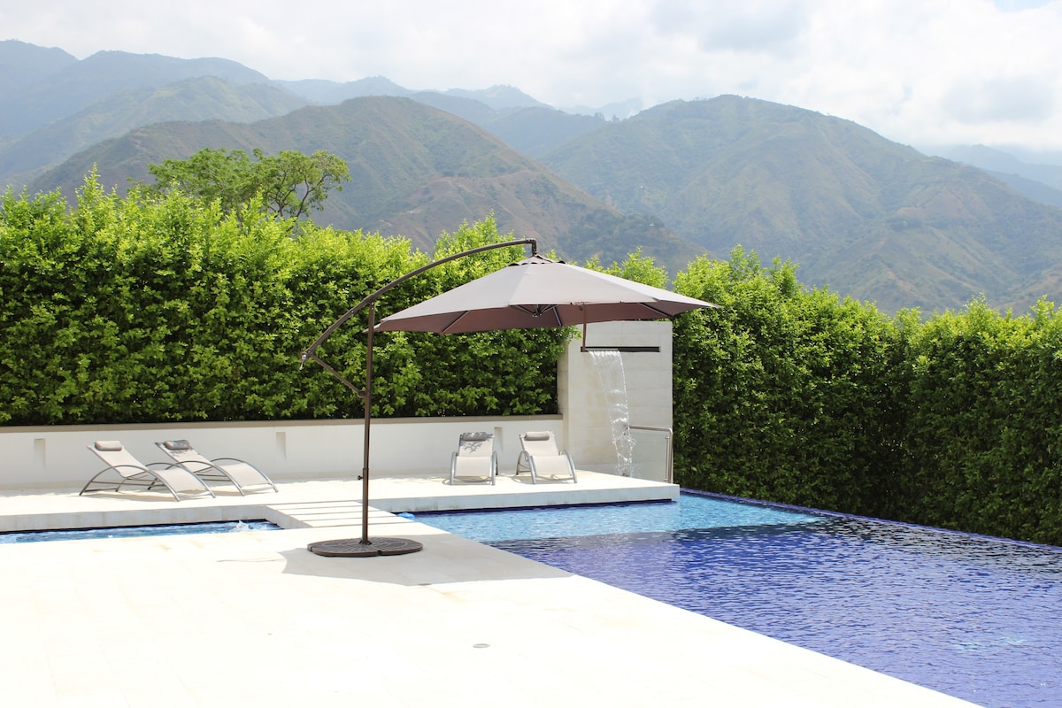 美丽的Casa Finca与San Jeronimo蚂蚁泳池