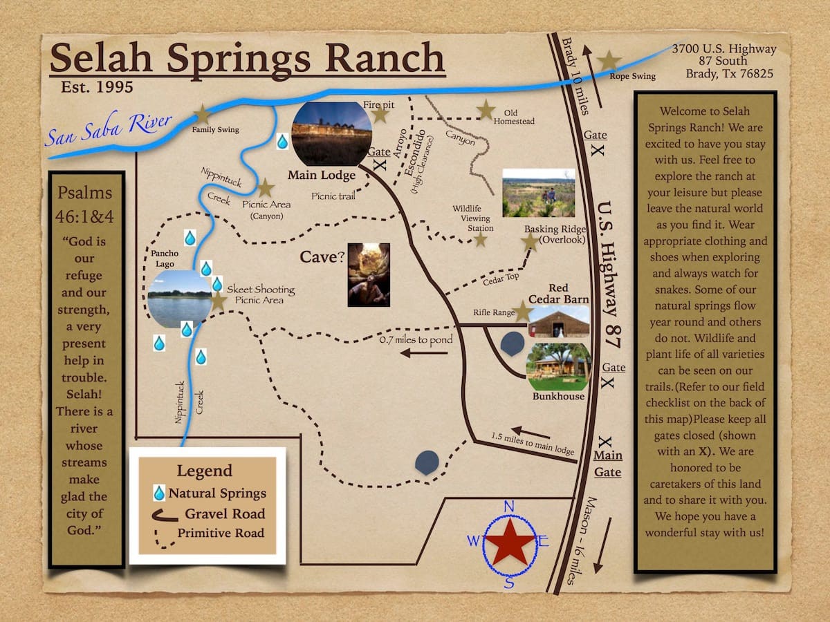 1000英亩Selah Springs Ranch -可入住30人