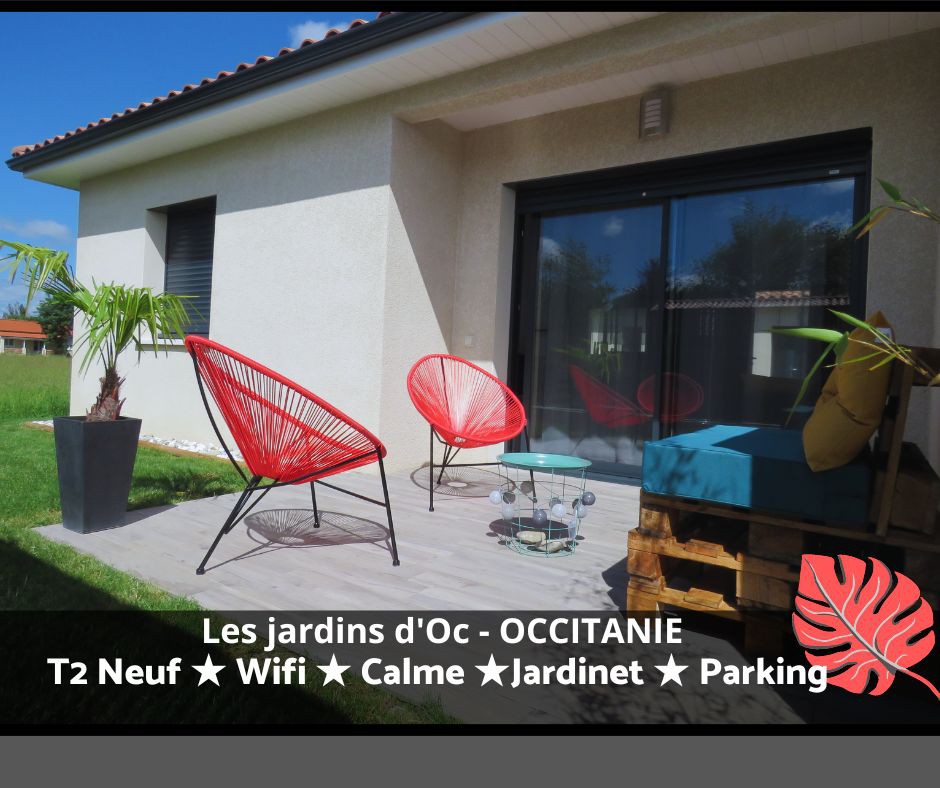 New T2 •Jardins d´Oc • 2/4 pers•  Terrace • Wifi