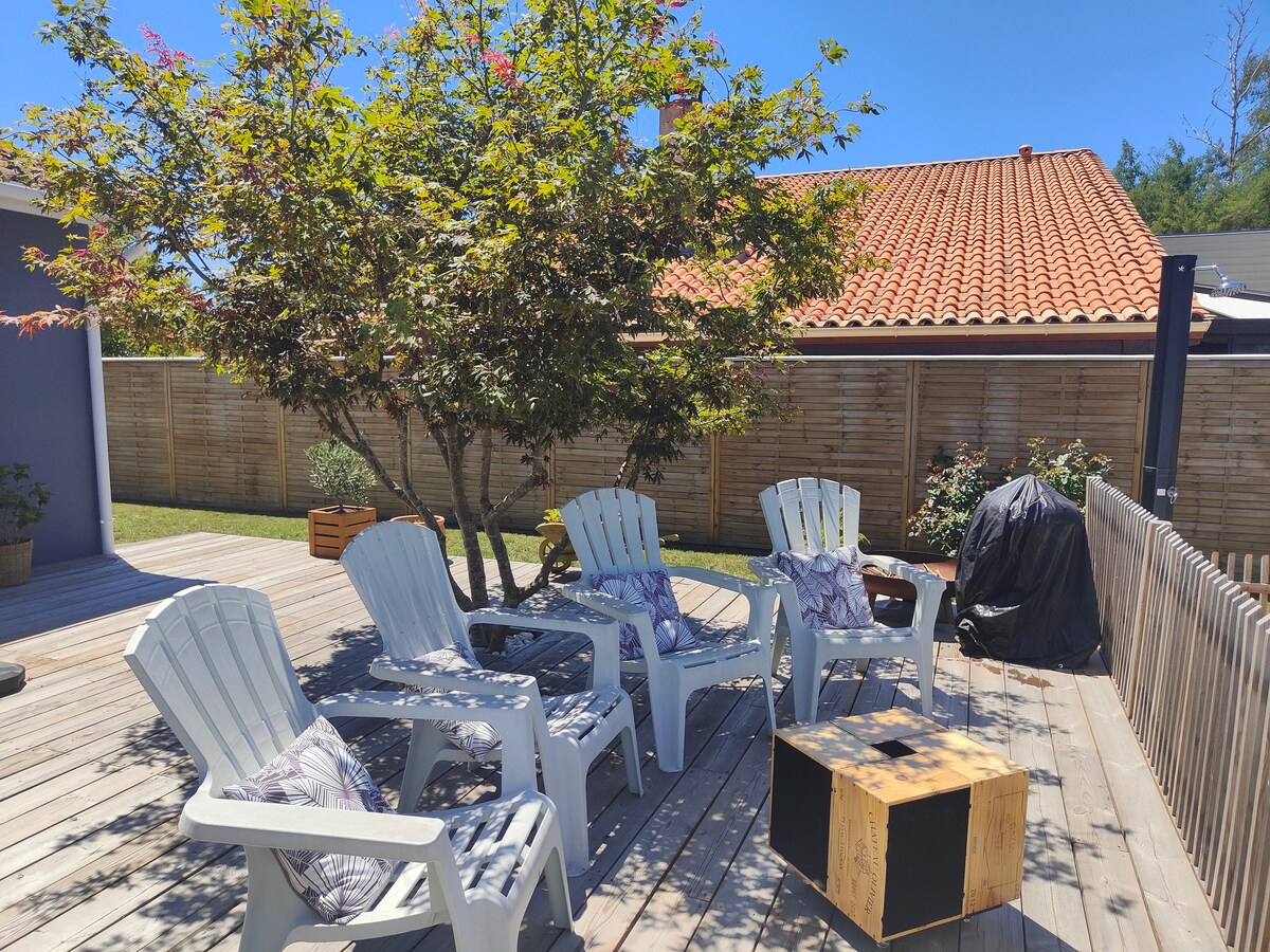 Maison avec piscine entre Bordeaux et Arcachon