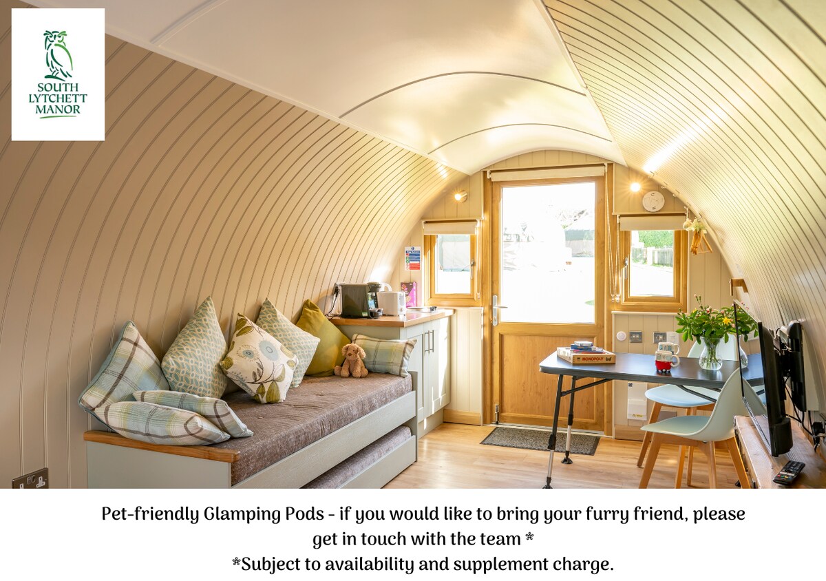 Pet Friendly Handcrafted Glamping Pod