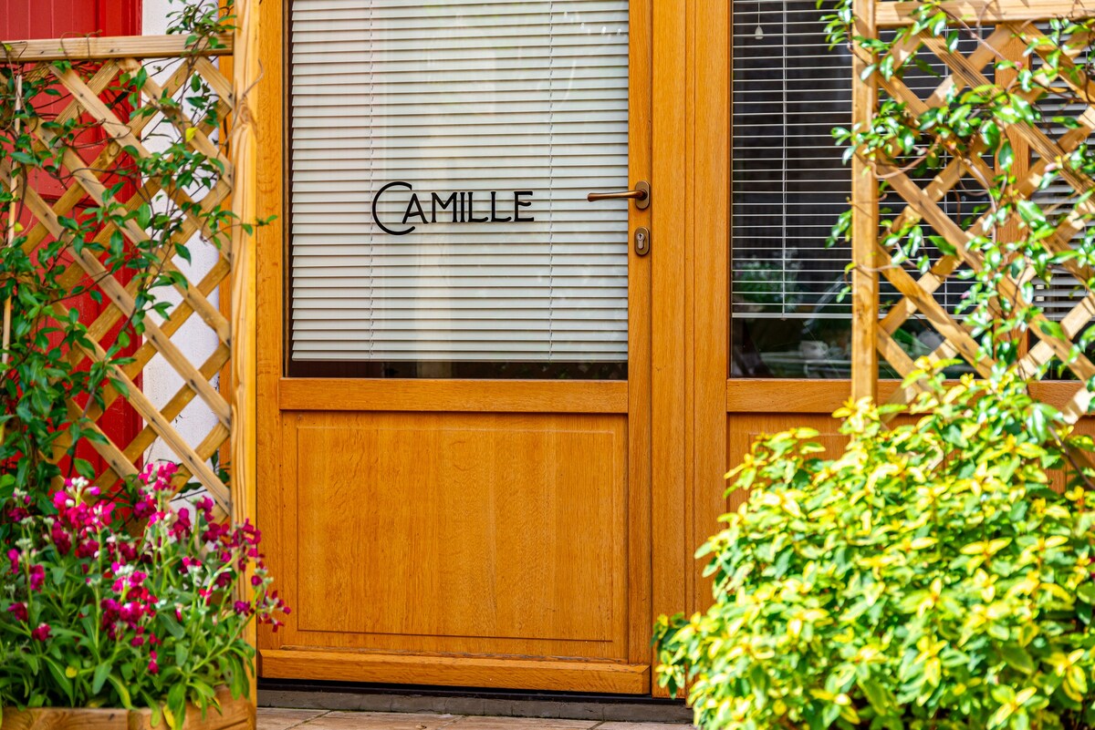 Private patio Camille in the heart of Flavigny