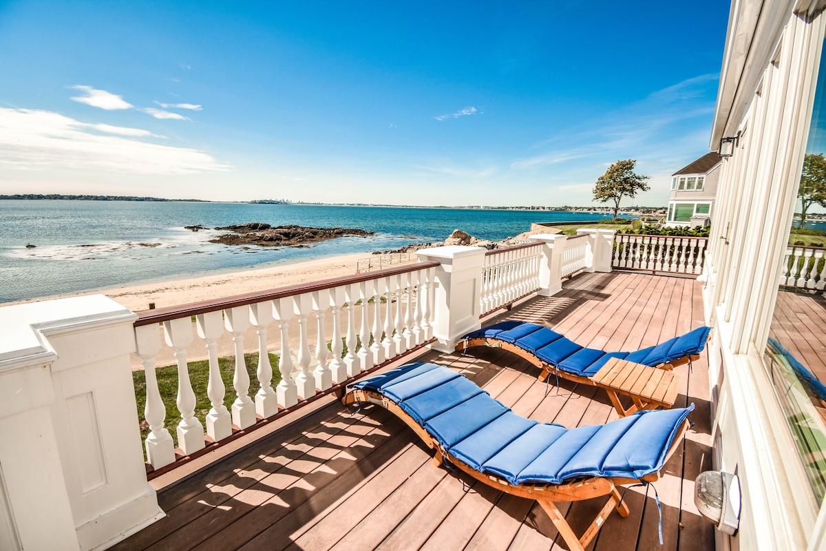 Oceanfront Estate-private beach/12 m Boston