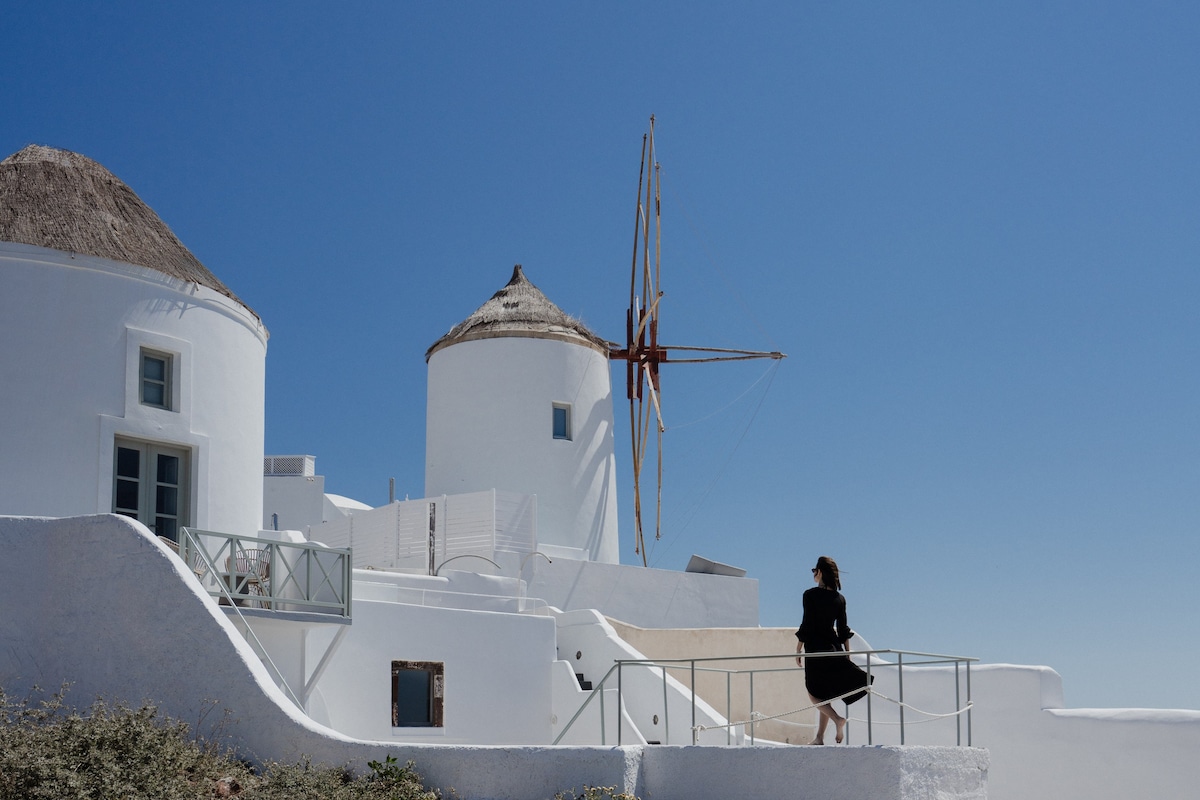 The Sunset Windmill