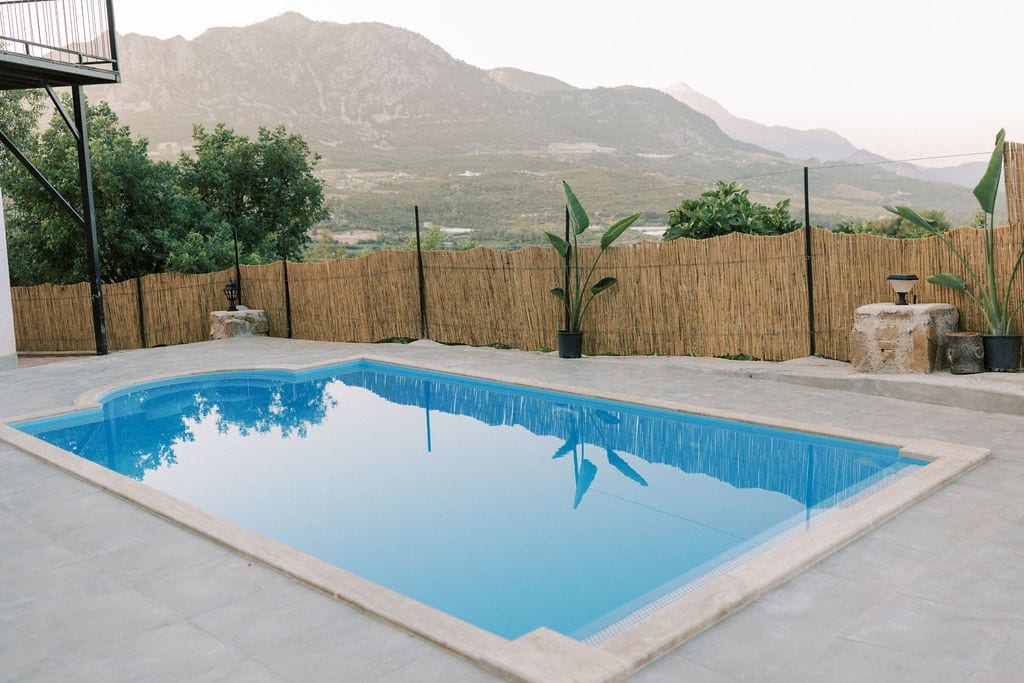 舒适的山景房，带游泳池Olympos&Adrasan