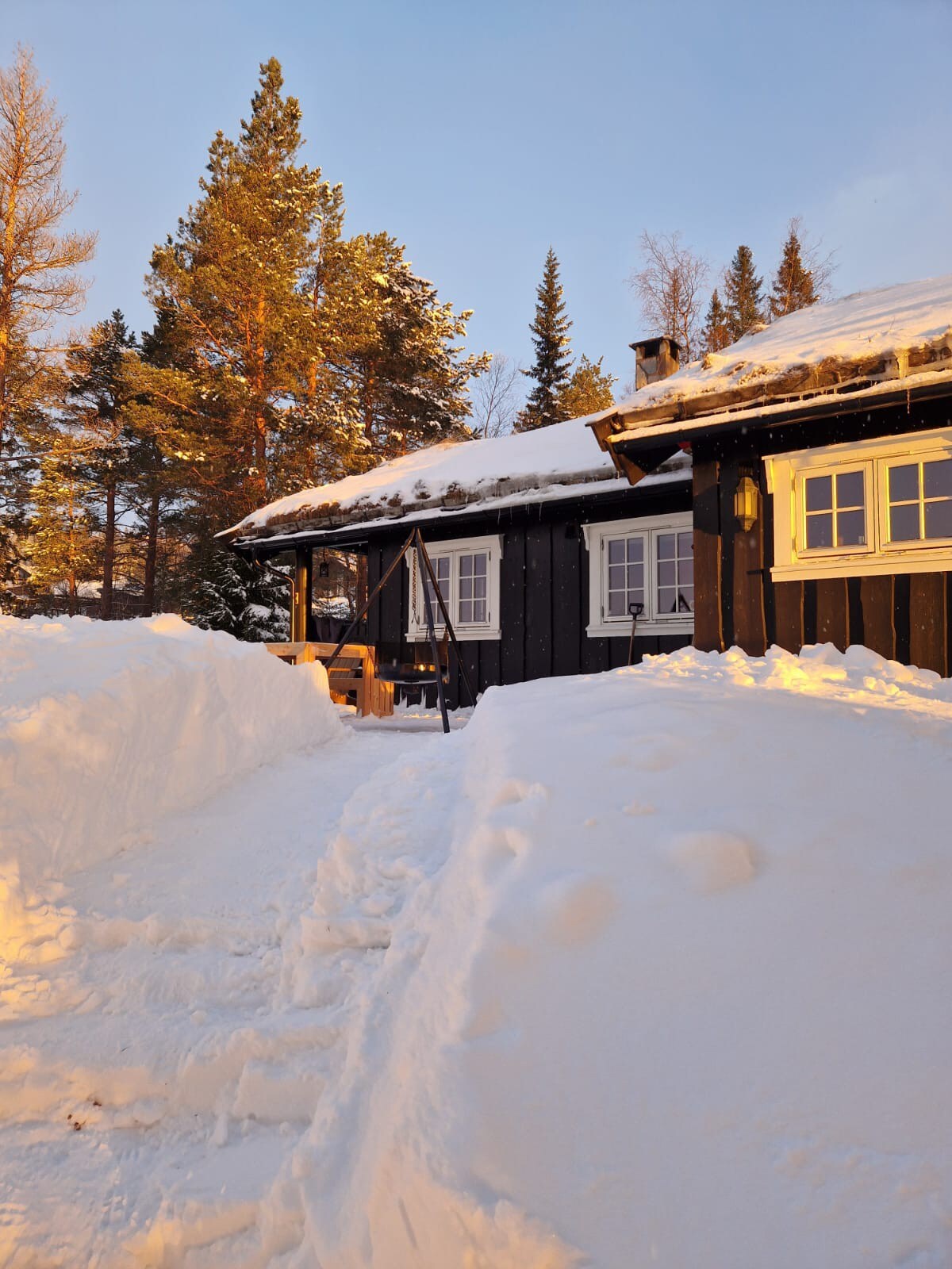 Fagerlia舒适小木屋，滑雪出入