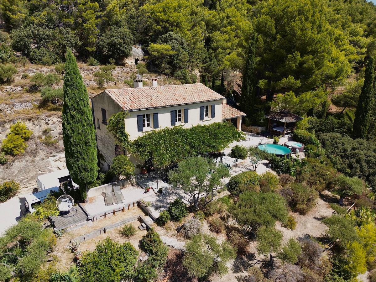 Maison en Provence avec vue panoramique à 180°
