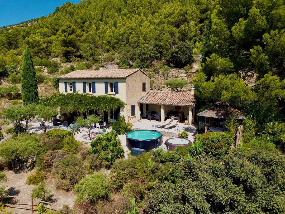 Maison en Provence avec vue panoramique à 180°