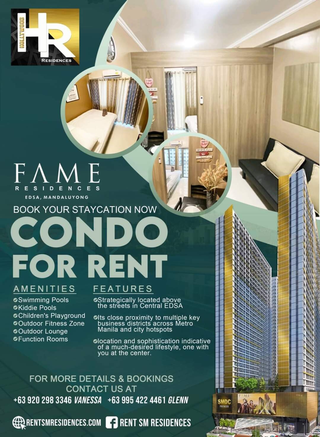 1 BR Furnished Condo @Fame 1 Edsa- 2021